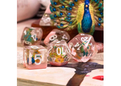 DICE 7-set: Peacock